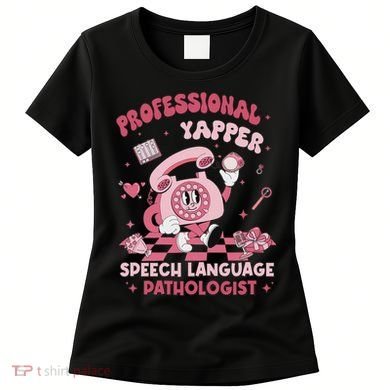 Speech Language Pathologist Retro Slp Professional Yapper Women's T-Shirt