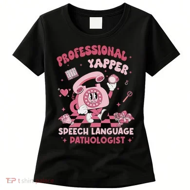 Speech Language Pathologist Retro Slp Professional Yapper Women's T-Shirt