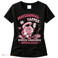 Speech Language Pathologist Retro Slp Professional Yapper Women's T-Shirt thumb 0