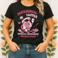 Speech Language Pathologist Retro Slp Professional Yapper Women's T-Shirt thumb 2