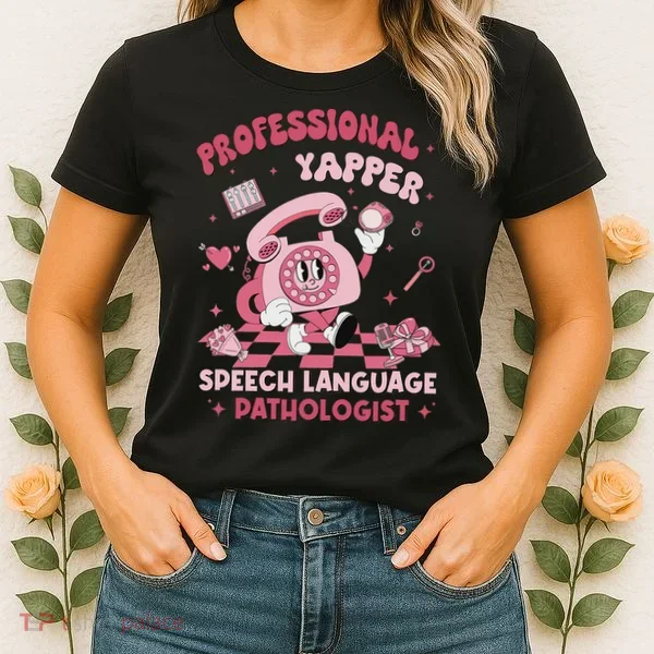 Speech Language Pathologist Retro Slp Professional Yapper Women's T-Shirt