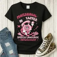 Speech Language Pathologist Retro Slp Professional Yapper Women's T-Shirt thumb 3