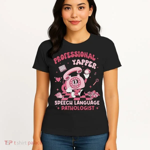 Speech Language Pathologist Retro Slp Professional Yapper Women's T-Shirt