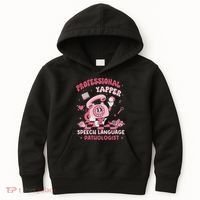 Speech Language Pathologist Retro Slp Professional Yapper Kids Hoodie thumb 0
