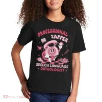 Speech Language Pathologist Retro Slp Professional Yapper Kids T-Shirt thumb 2