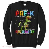 So Long Pre-K Kindergarten Here I Come Dinosaur Graduation Sweatshirt thumb 0