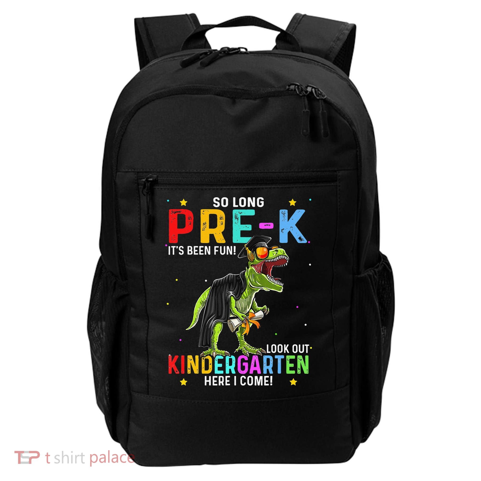So Long Pre-K Kindergarten Here I Come Dinosaur Graduation Backpack