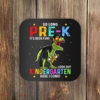 So Long Pre-K Kindergarten Here I Come Dinosaur Graduation Coaster thumb 0