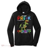 So Long Pre-K Kindergarten Here I Come Dinosaur Graduation Women's Hoodie thumb 0