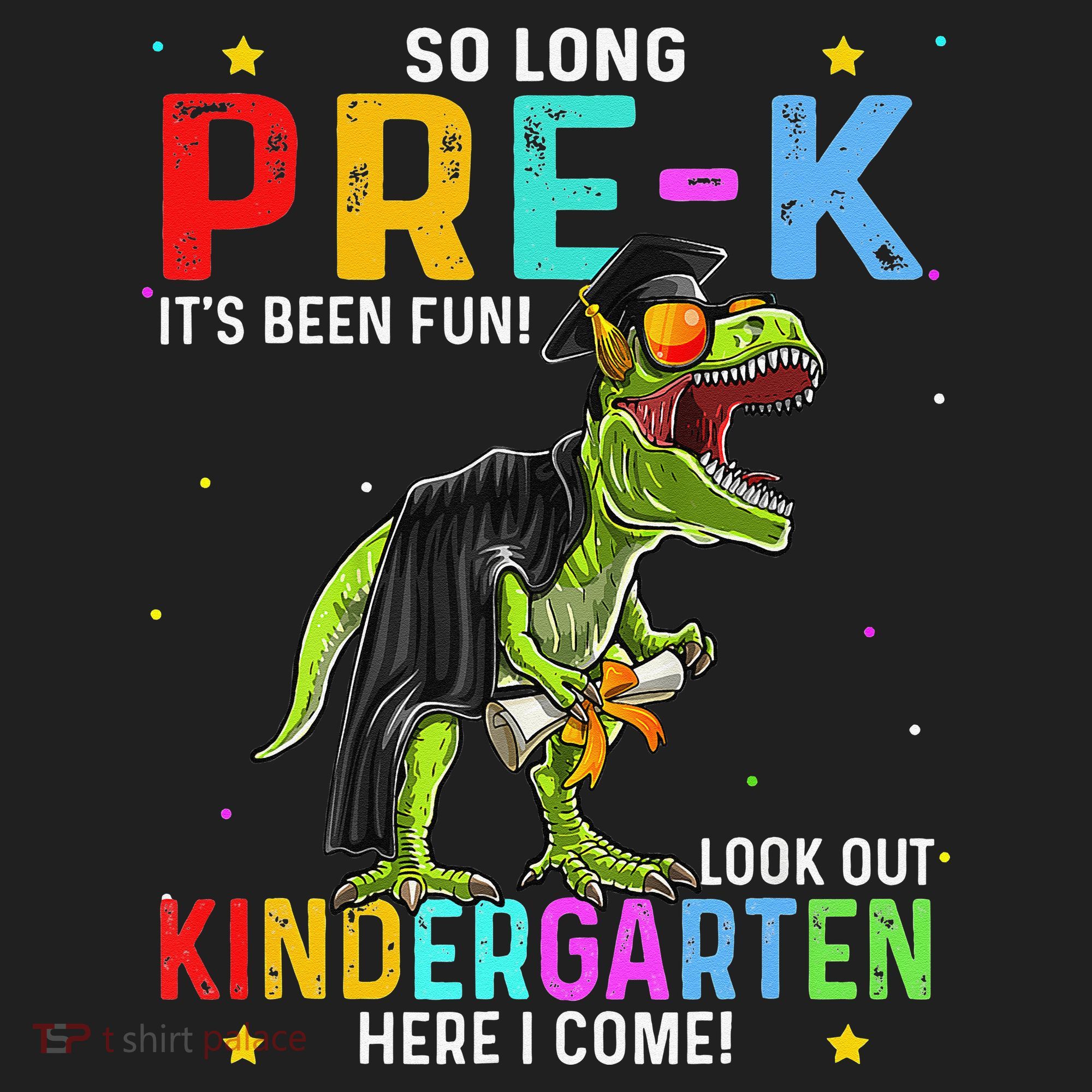 So Long Pre-K Kindergarten Here I Come Dinosaur Graduation Tumbler