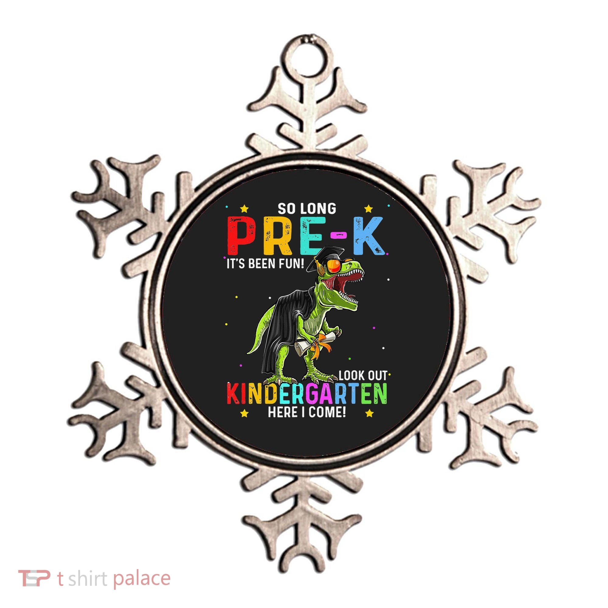 So Long Pre-K Kindergarten Here I Come Dinosaur Graduation Ornament