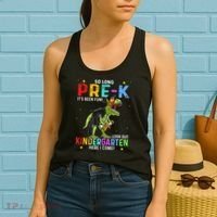 So Long Pre-K Kindergarten Here I Come Dinosaur Graduation Women's Tank Top thumb 2