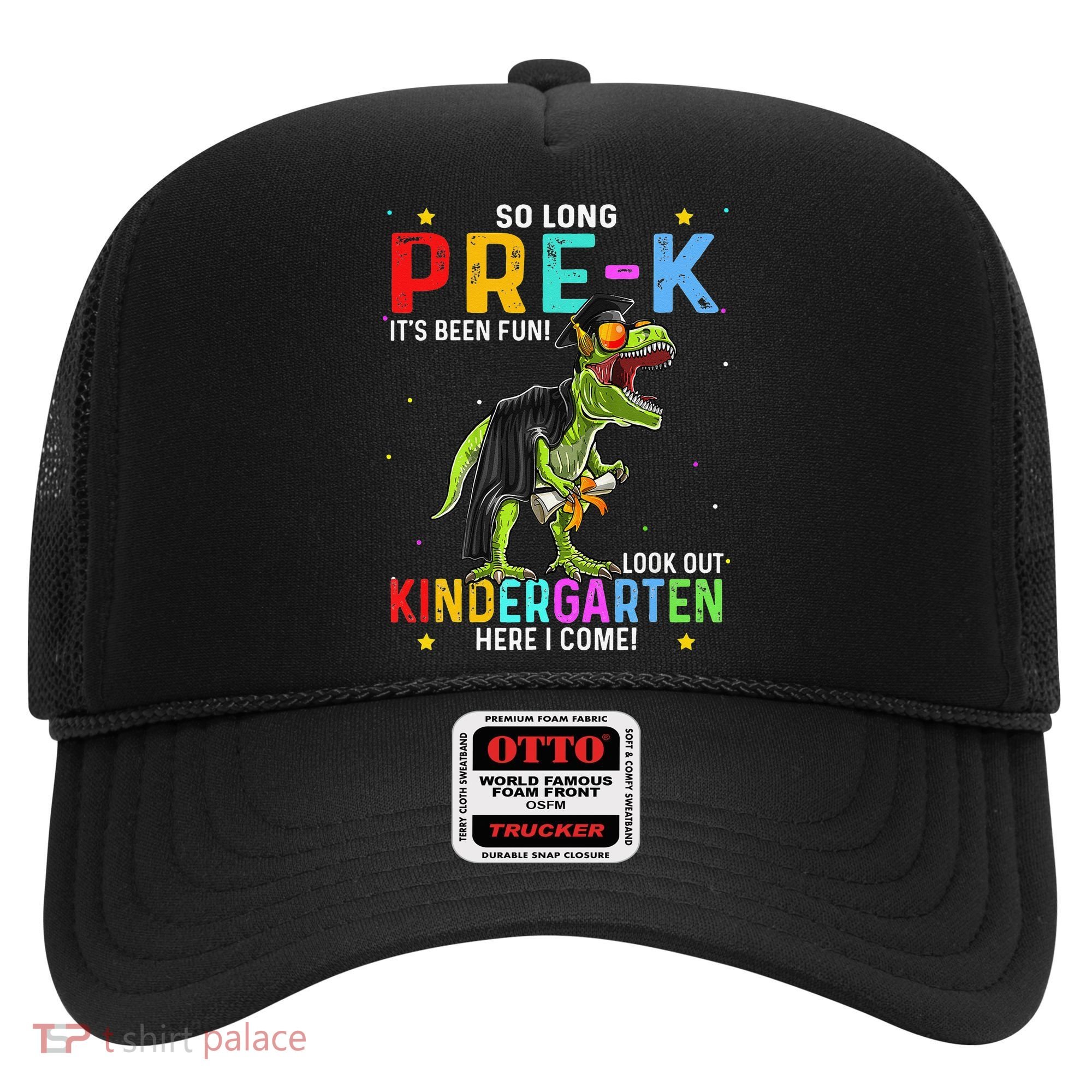 So Long Pre-K Kindergarten Here I Come Dinosaur Graduation Hat