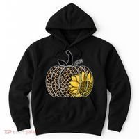 Sunflower Leopard Pumpkin Hoodie thumb 0
