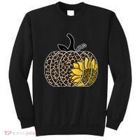 Sunflower Leopard Pumpkin Sweatshirt thumb 0