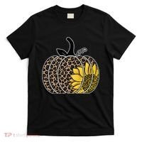 Sunflower Leopard Pumpkin T-Shirt thumb 0