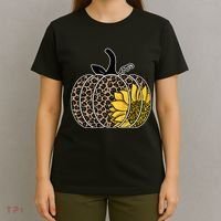 Sunflower Leopard Pumpkin T-Shirt thumb 4