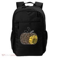 Sunflower Leopard Pumpkin Backpack thumb 0