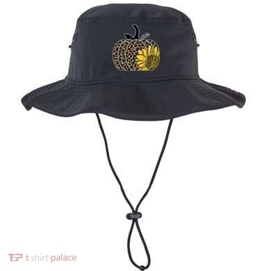 Sunflower Leopard Pumpkin Bucket Hat