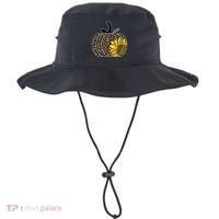 Sunflower Leopard Pumpkin Bucket Hat thumb 0