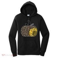Sunflower Leopard Pumpkin Women's Hoodie thumb 0