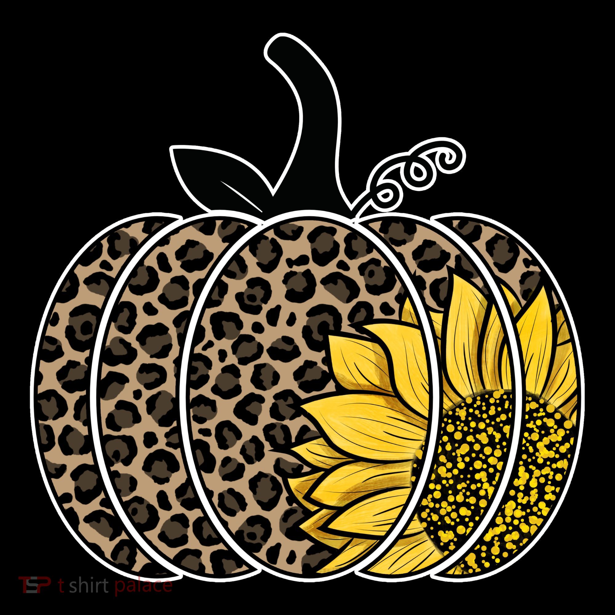 Sunflower Leopard Pumpkin Mousepad
