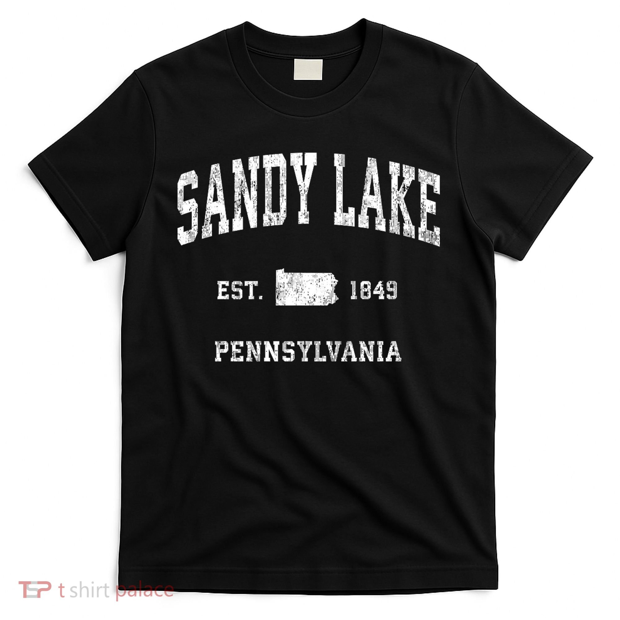 Sandy Lake Pennsylvania Pa Vintage Athletic Sports T-Shirt