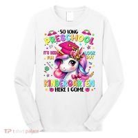 So Long Preschool Graduation Graduate Unicorn  Long Sleeve Shirt thumb 0