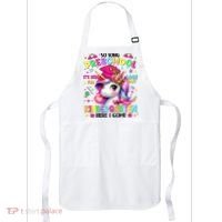 So Long Preschool Graduation Graduate Unicorn  Apron thumb 0