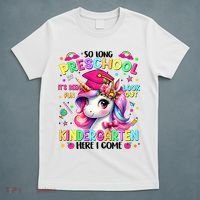 So Long Preschool Graduation Graduate Unicorn  T-Shirt thumb 5
