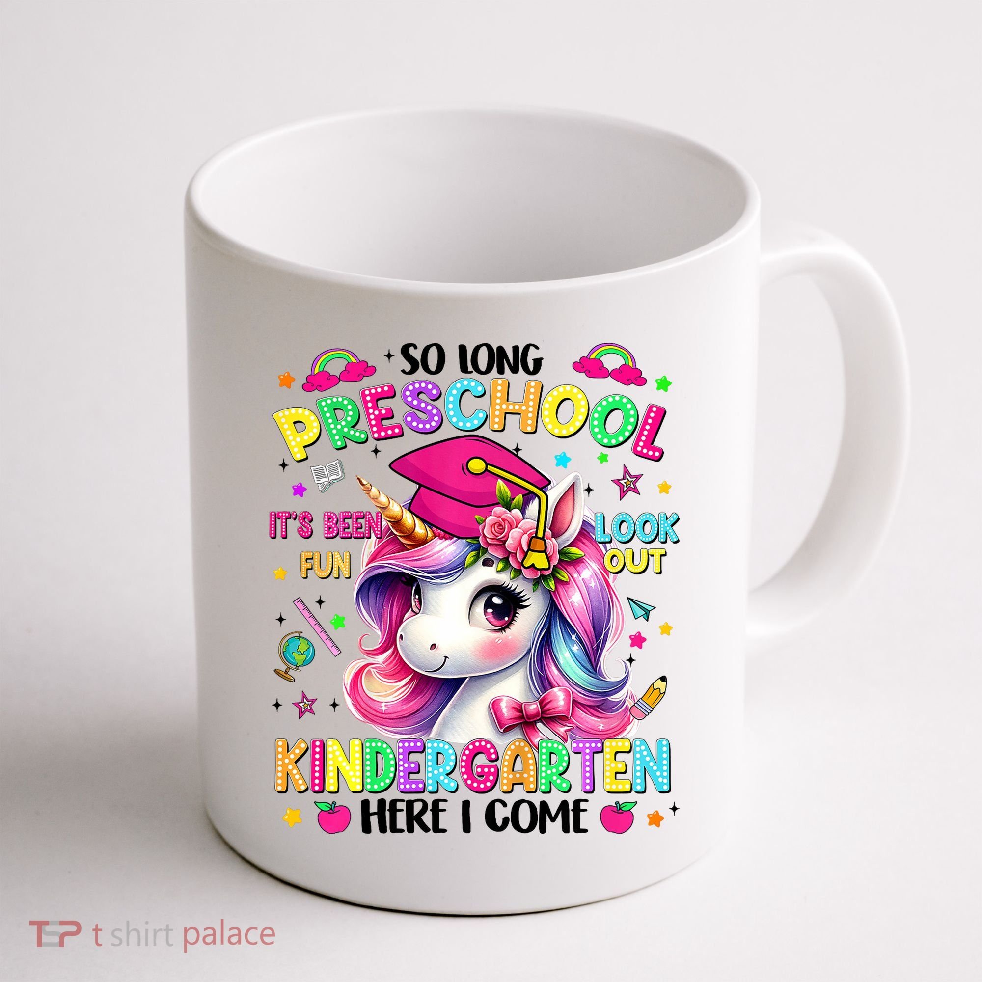 So Long Preschool Graduation Graduate Unicorn  Coffee Mug
