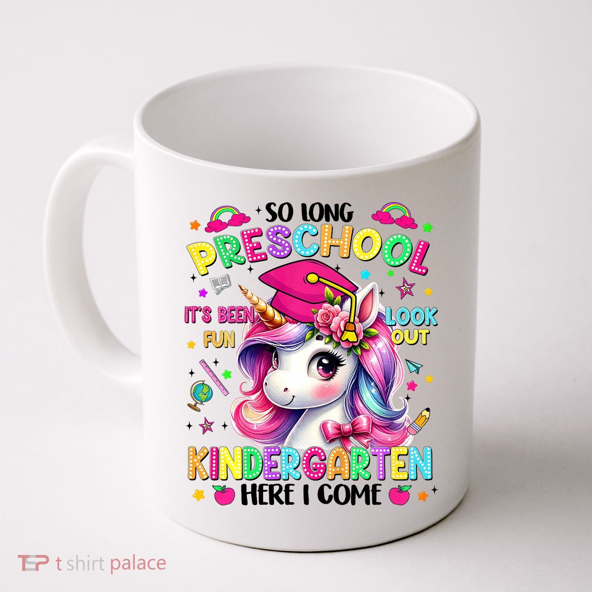 So Long Preschool Graduation Graduate Unicorn  Coffee Mug