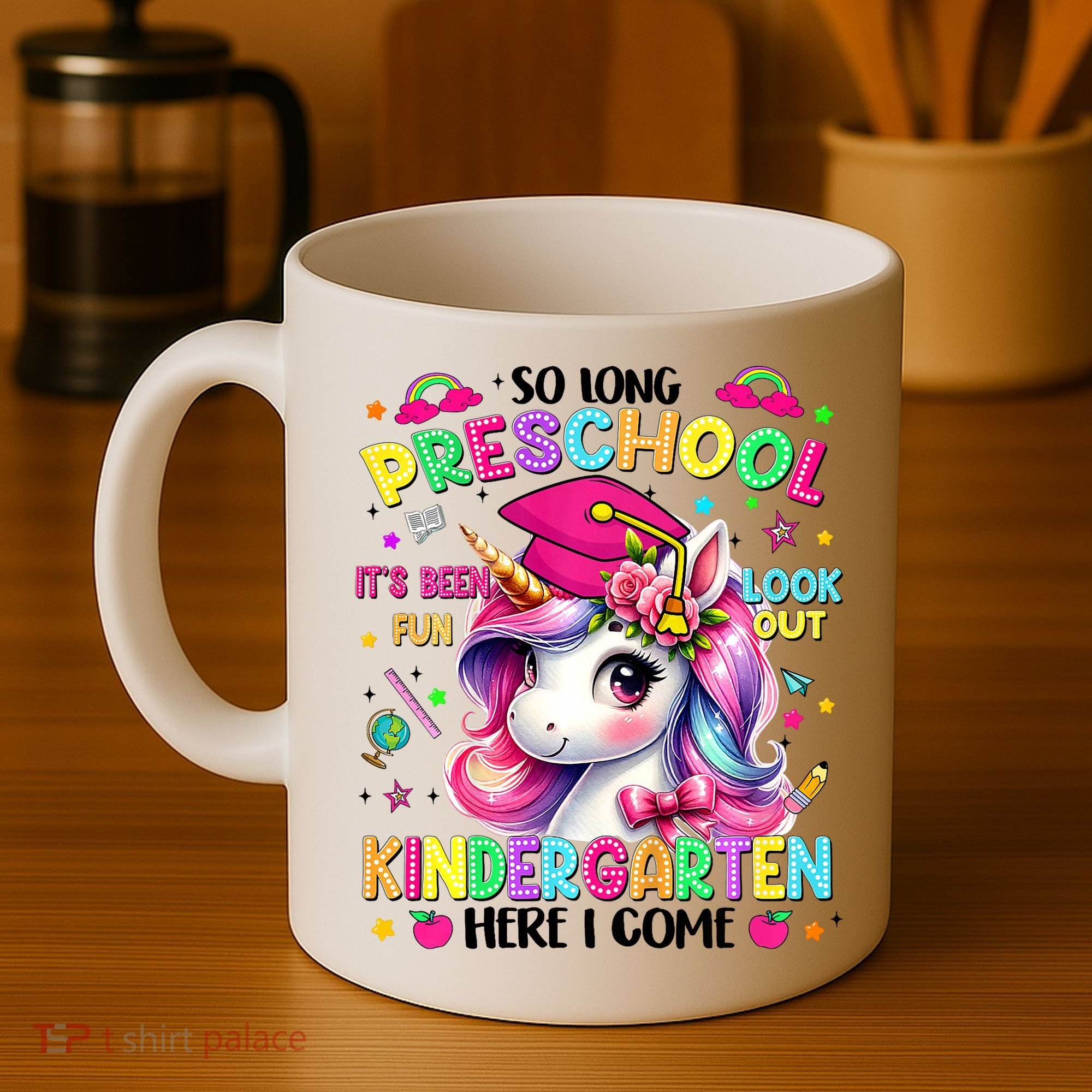 So Long Preschool Graduation Graduate Unicorn  Coffee Mug