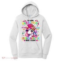 So Long Preschool Graduation Graduate Unicorn  Women's Hoodie thumb 0