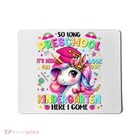 So Long Preschool Graduation Graduate Unicorn  Mousepad thumb 0