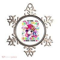 So Long Preschool Graduation Graduate Unicorn  Ornament thumb 0