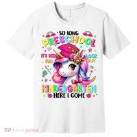 So Long Preschool Graduation Graduate Unicorn  Premium T-Shirt thumb 0
