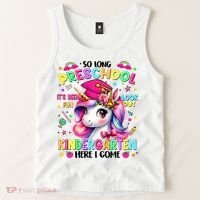 So Long Preschool Graduation Graduate Unicorn  Tank Top thumb 2