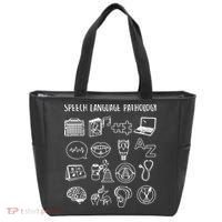 Speech Language Pathology Speech Therapy Awareness Tote Bag thumb 0