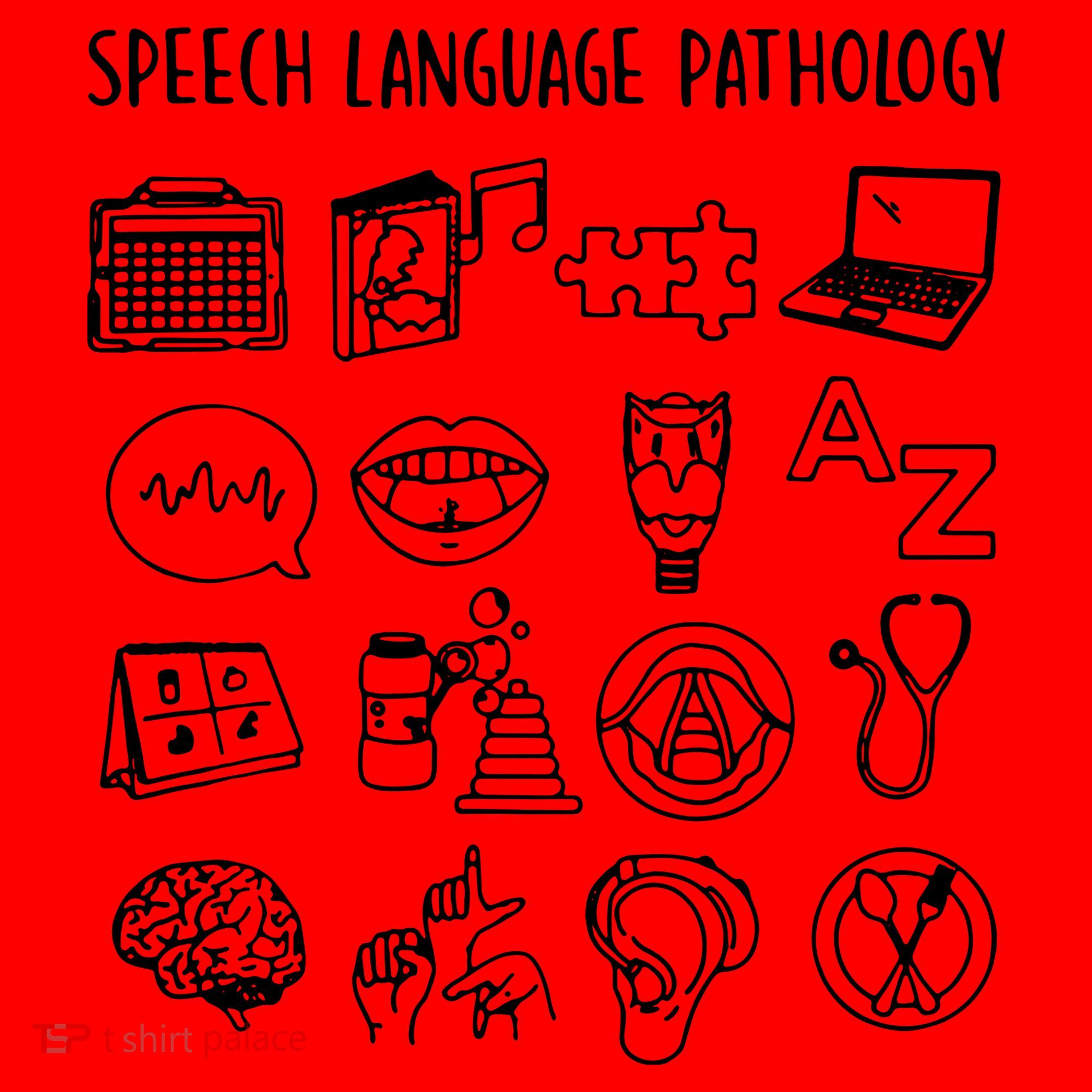 Speech Language Pathology Speech Therapy Awareness Santa Hat