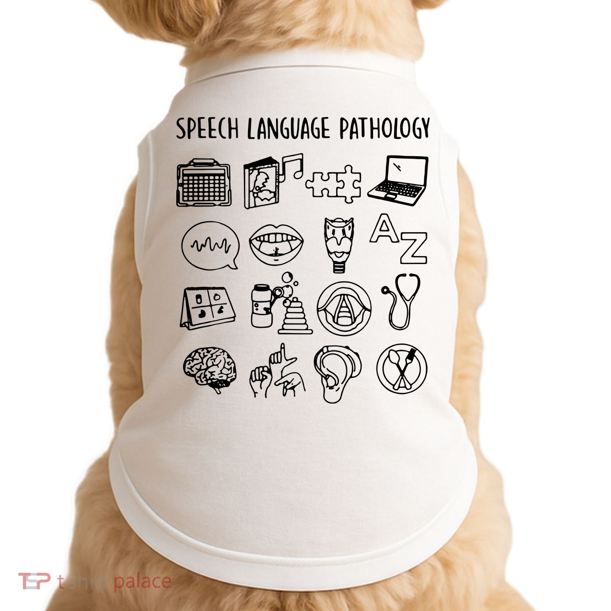 Speech Language Pathology Speech Therapy Awareness Doggie Tank