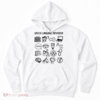 Speech Language Pathology Speech Therapy Awareness Hoodie thumb 0