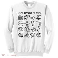 Speech Language Pathology Speech Therapy Awareness Sweatshirt thumb 0
