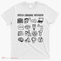 Speech Language Pathology Speech Therapy Awareness T-Shirt thumb 0