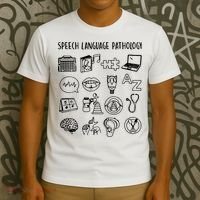 Speech Language Pathology Speech Therapy Awareness T-Shirt thumb 3