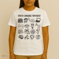 Speech Language Pathology Speech Therapy Awareness T-Shirt thumb 4