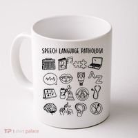 Speech Language Pathology Speech Therapy Awareness Coffee Mug thumb 0