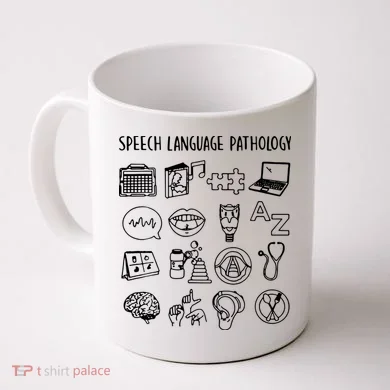 Speech Language Pathology Speech Therapy Awareness Coffee Mug