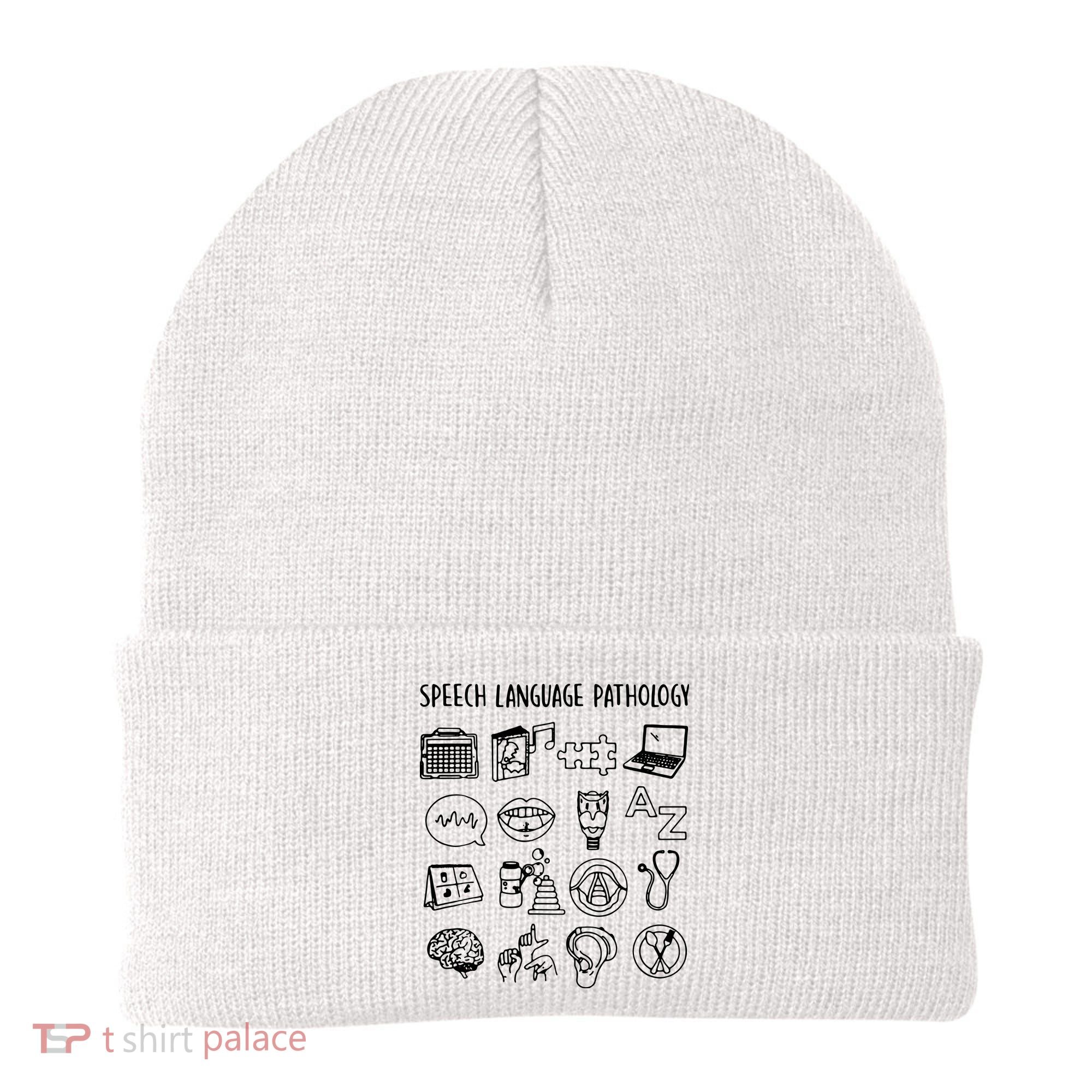 Speech Language Pathology Speech Therapy Awareness Beanie