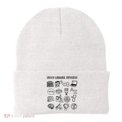 Speech Language Pathology Speech Therapy Awareness Beanie